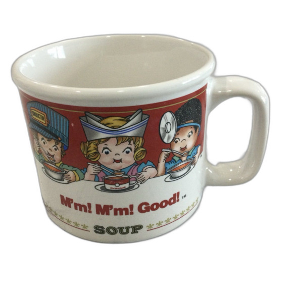 1997 Campbell Soup “M’m M’m M’m Good!” Graphic Ceramic Mug - Picture 1 of 10